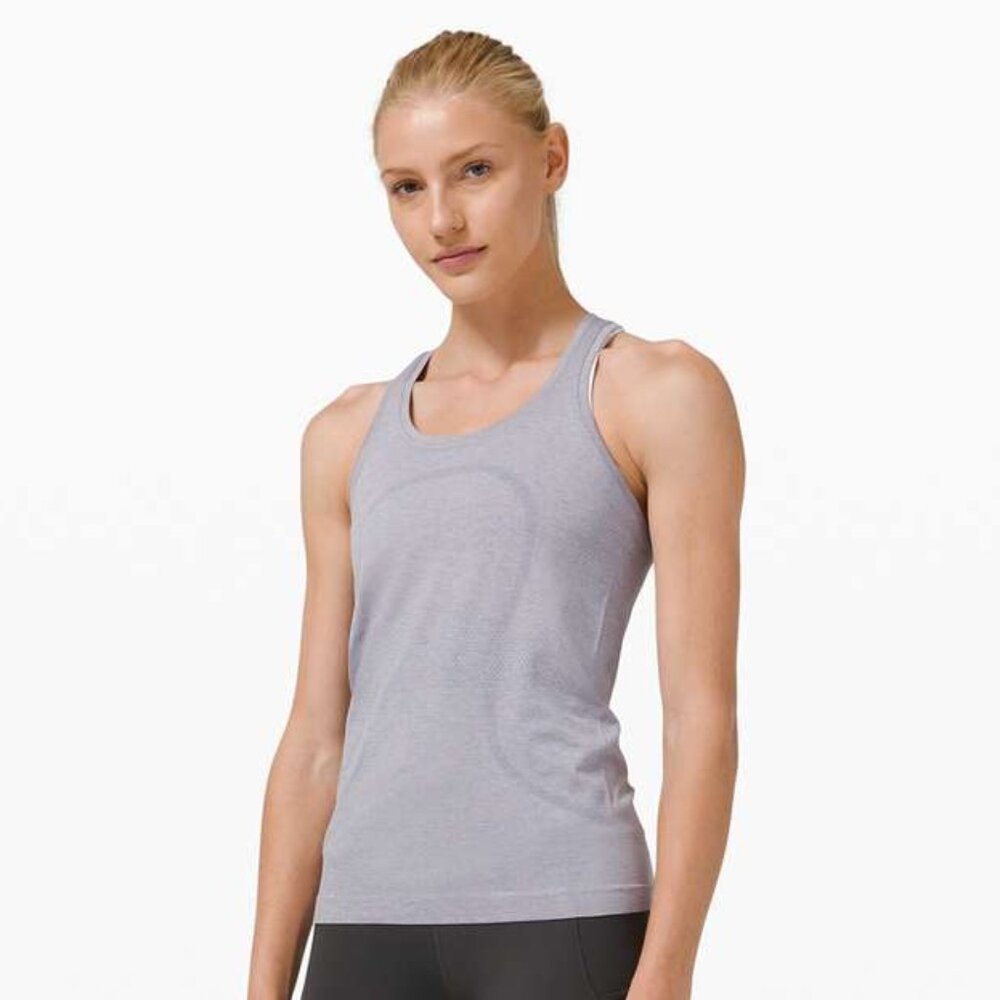 Lululemon Women's Swiftly Tech Racerback Tank Top 2.0 - Light Purple/Grey